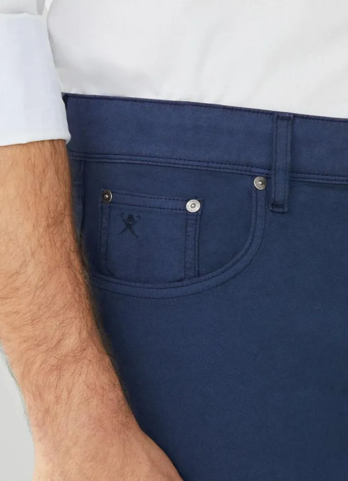 Men Trousers and Chinos Hackett London Regular Trinity Fit Trousers Navy Blazer