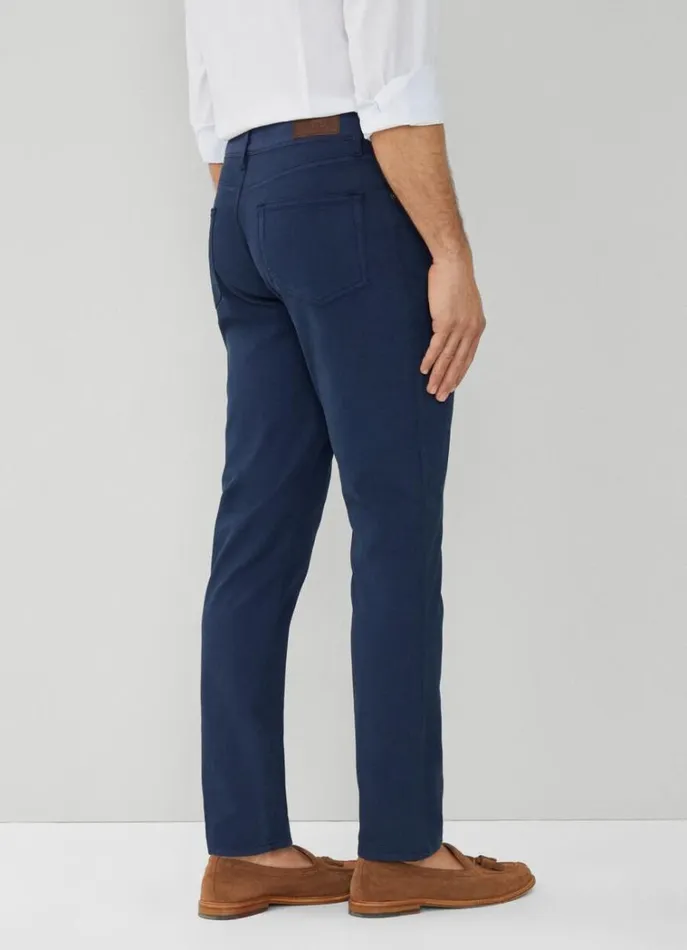 Men Trousers and Chinos Hackett London Regular Trinity Fit Trousers Navy Blazer