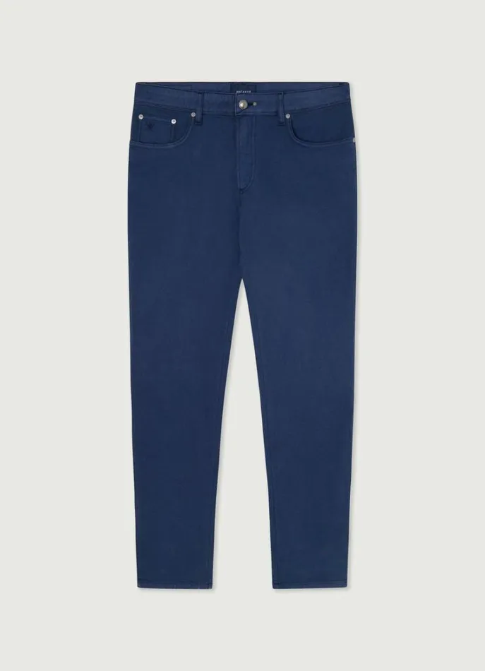 Men Trousers and Chinos Hackett London Regular Trinity Fit Trousers Navy Blazer