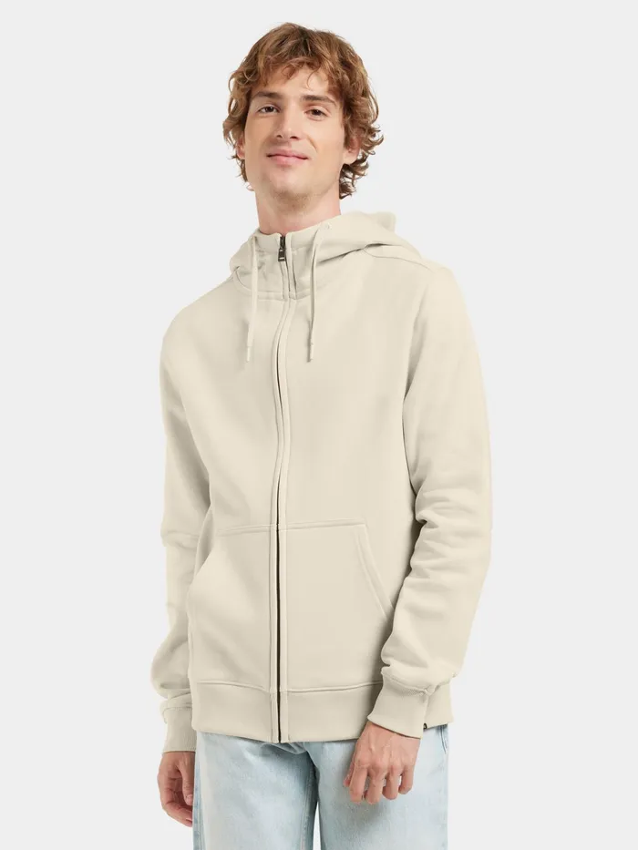 Men Ven FullZip Light Beige Didriksons Hoodies and Sweatshirts