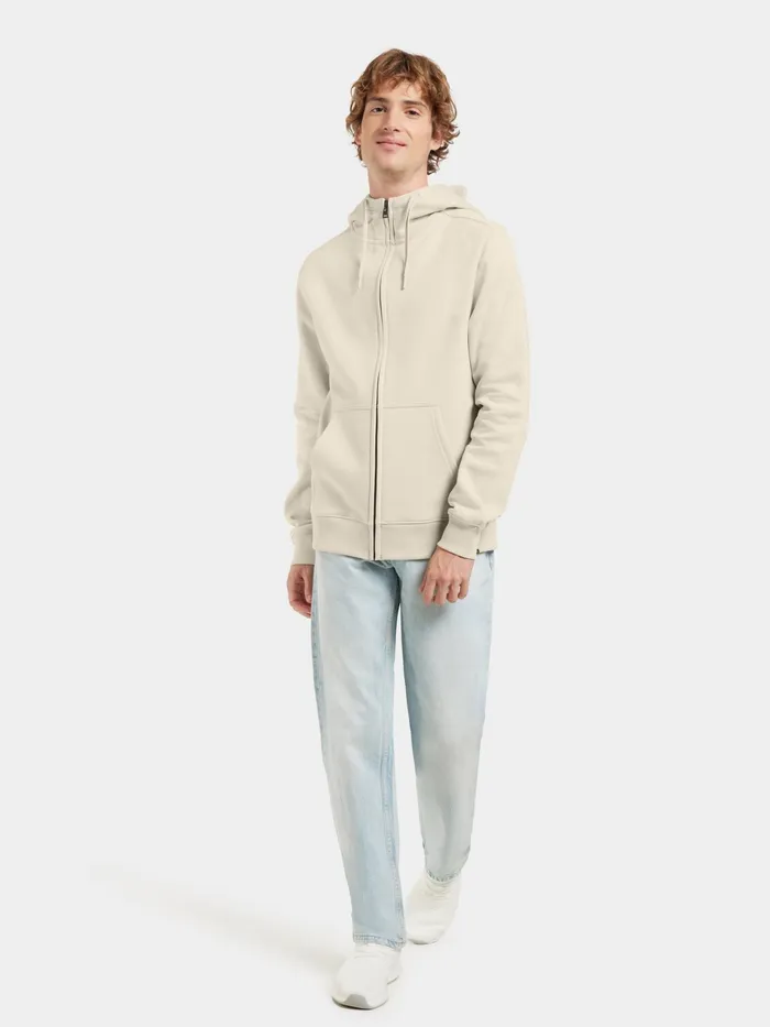 Men Ven FullZip Light Beige Didriksons Hoodies and Sweatshirts
