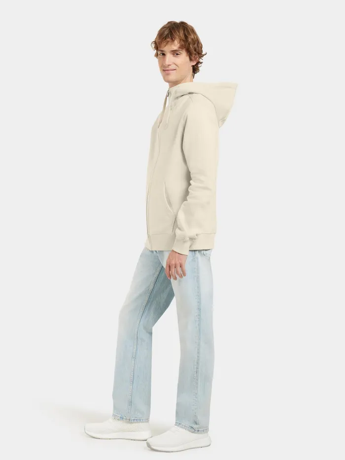 Men Ven FullZip Light Beige Didriksons Hoodies and Sweatshirts