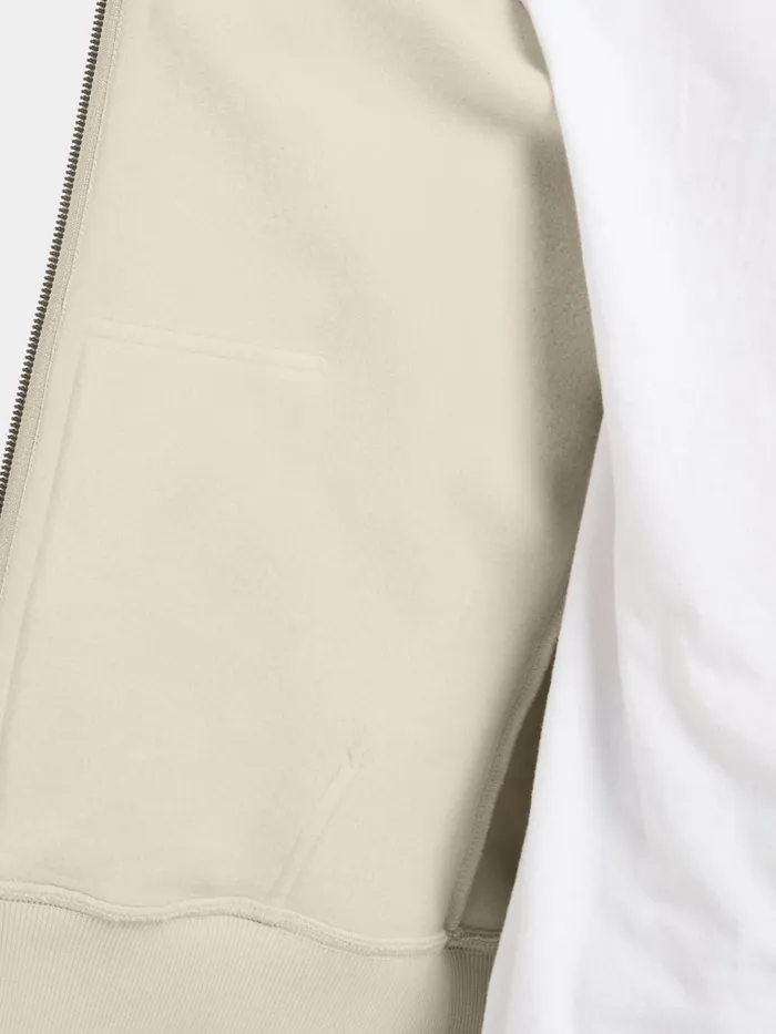 Men Ven FullZip Light Beige Didriksons Hoodies and Sweatshirts