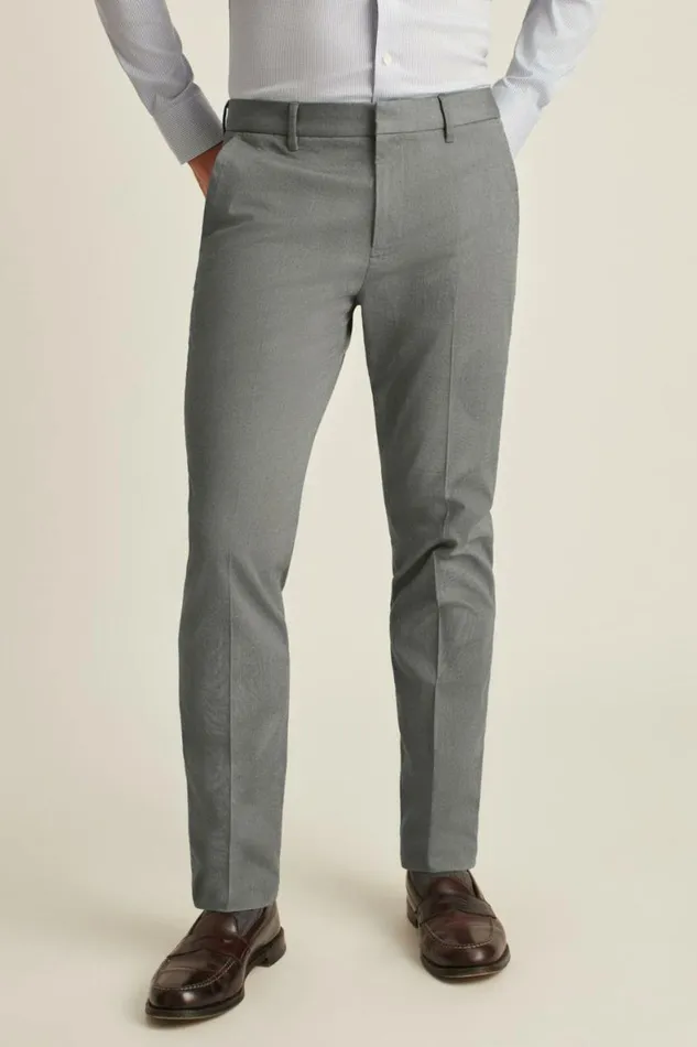 Men Weekday Warrior Dress Pants Friday Grey Yarn Dye Bonobos Dress Pants