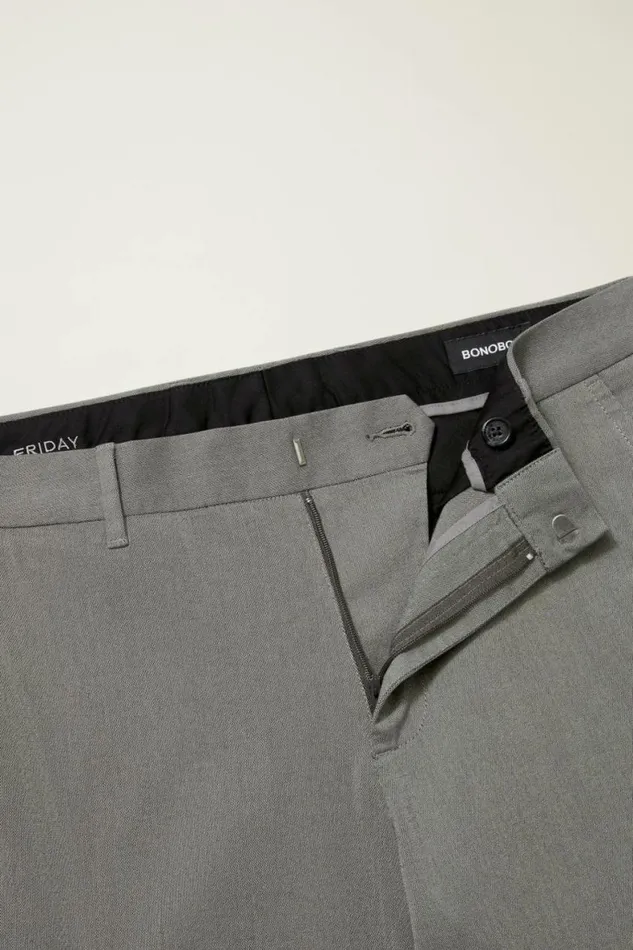 Men Weekday Warrior Dress Pants Friday Grey Yarn Dye Bonobos Dress Pants