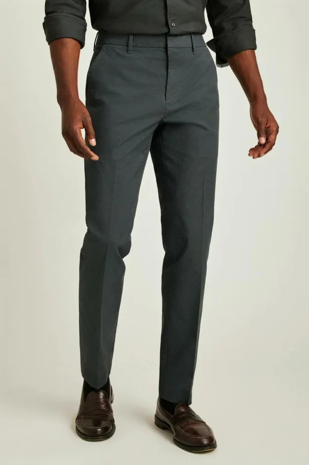 Men Weekday Warrior Dress Pants Thursday Navy Houndstooth Bonobos Dress Pants