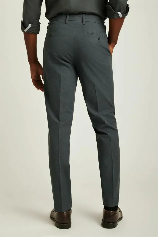 Men Weekday Warrior Dress Pants Thursday Navy Houndstooth Bonobos Dress Pants