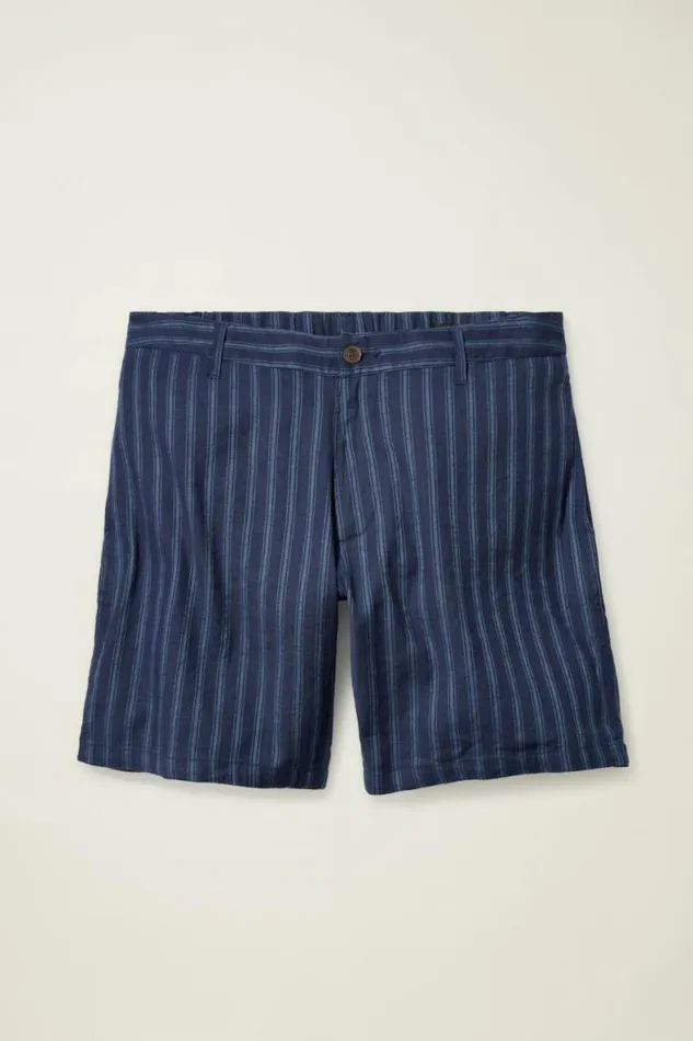 Men Weekend Chino Shorts Midnight Stripe Bonobos Chino Shorts