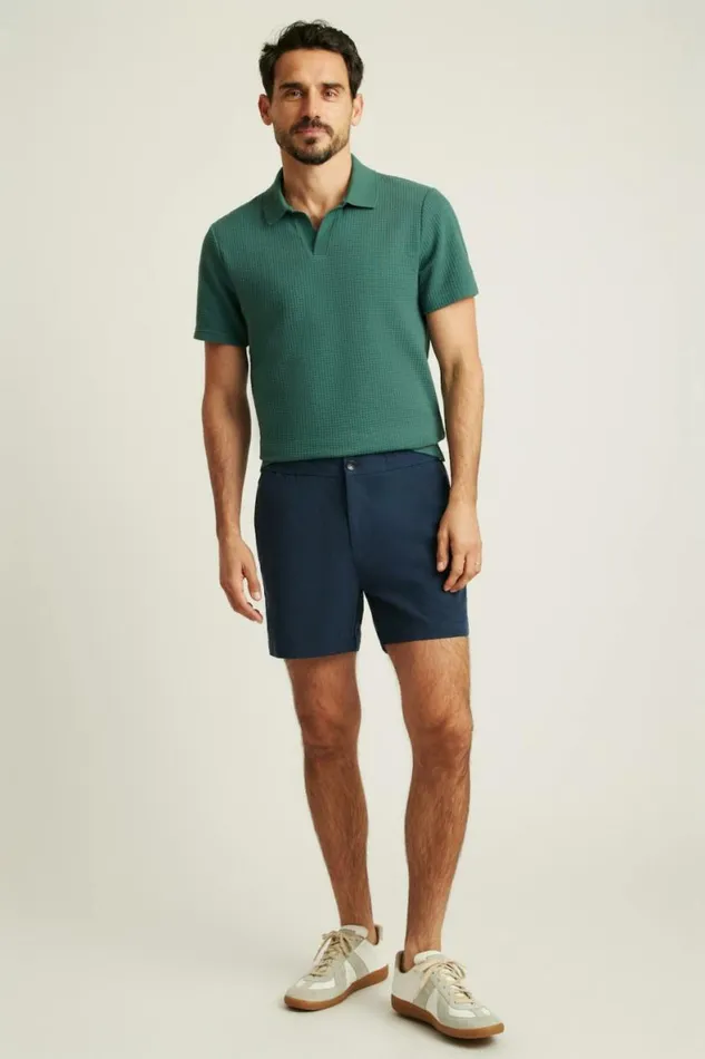 Men Weekend Wanderer Short Navy Blue Bonobos Casual Shorts