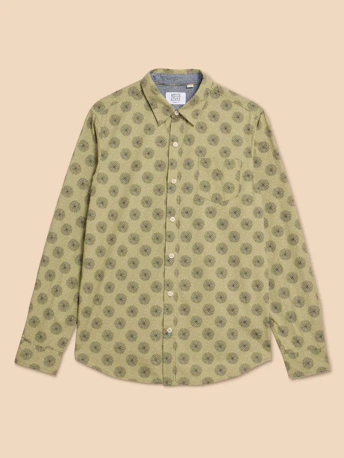 Men White Stuff Clothing Daisy Floral Printed Shirt Men White Stuff Clothing Daisy Floral Printed Shirt