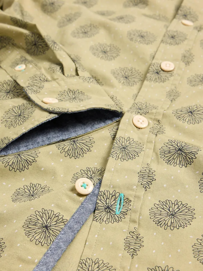 Men White Stuff Clothing Daisy Floral Printed Shirt Men White Stuff Clothing Daisy Floral Printed Shirt