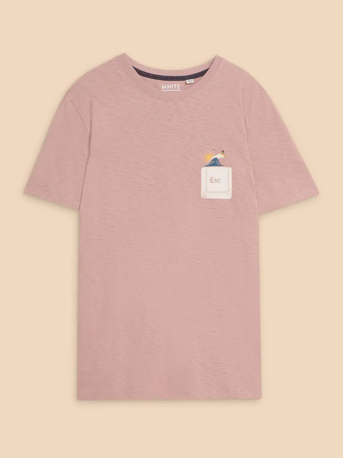 Men White Stuff Clothing Escape Graphic Short Sleeve Tee Men White Stuff Clothing Escape Graphic Short Sleeve Tee