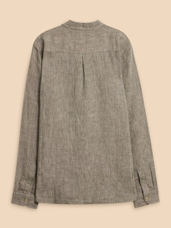 Men White Stuff Clothing Pembroke LS Linen Shirt Men White Stuff Clothing Pembroke LS Linen Shirt