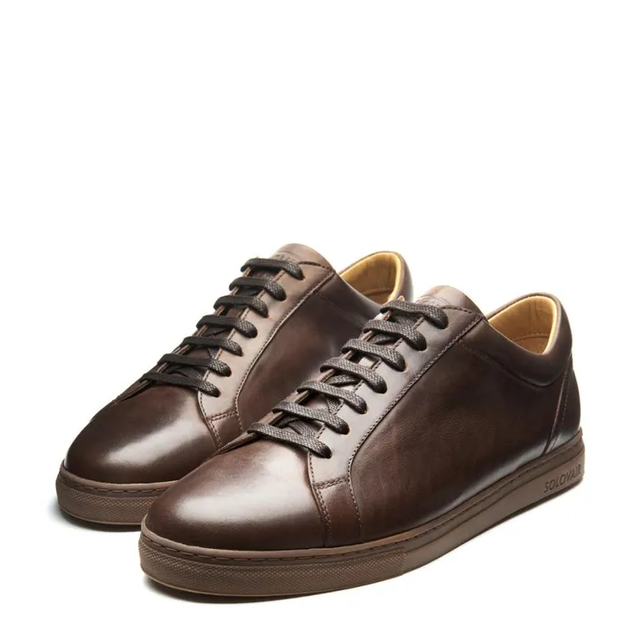 MenWomen Solovair Sneakers Gaucho Crazy Horse Sneaker 070
