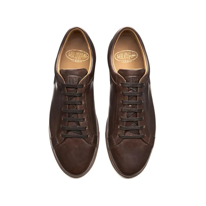 MenWomen Solovair Sneakers Gaucho Crazy Horse Sneaker 070