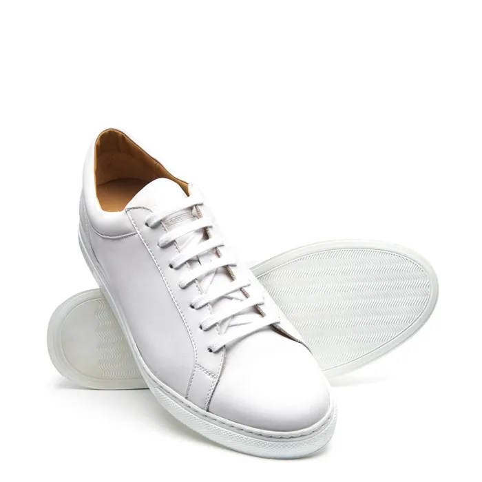 MenWomen Solovair Sneakers White Calf Sneaker 070