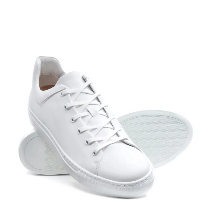 MenWomen Solovair Sneakers White Calf Sneaker