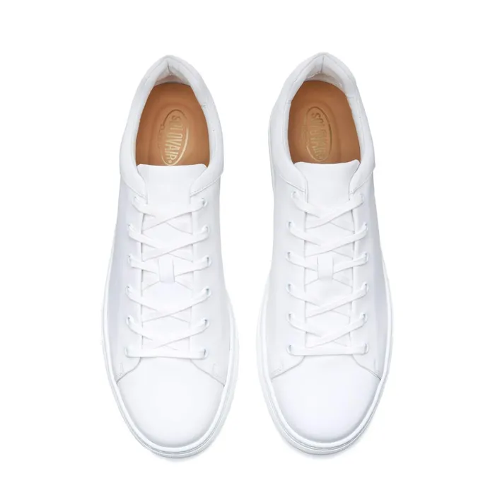 MenWomen Solovair Sneakers White Calf Sneaker