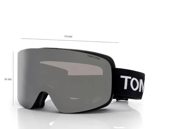 MenWomen SUNGLASSES Tom Ford Ski Goggles Blacksmoke