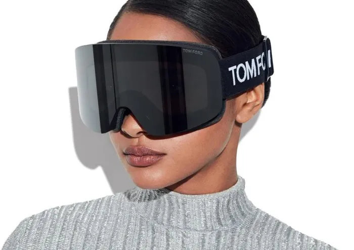 MenWomen SUNGLASSES Tom Ford Ski Goggles Blacksmoke