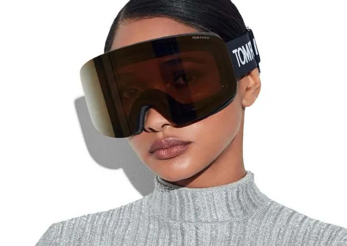 MenWomen SUNGLASSES Tom Ford Ski Goggles Blacksmoke
