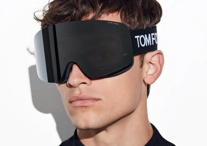 MenWomen SUNGLASSES Tom Ford Ski Goggles Blacksmoke