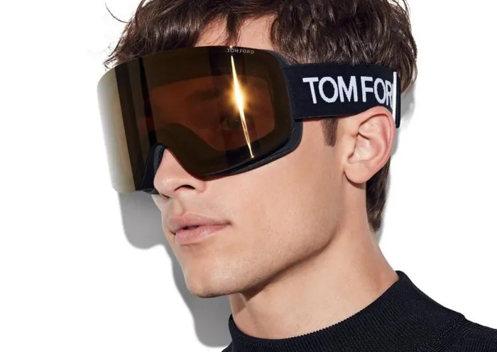 MenWomen SUNGLASSES Tom Ford Ski Goggles Blacksmoke