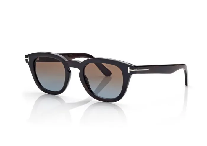 MenWomen SUNGLASSES Tom Ford Soft Round Horn Sunglasses