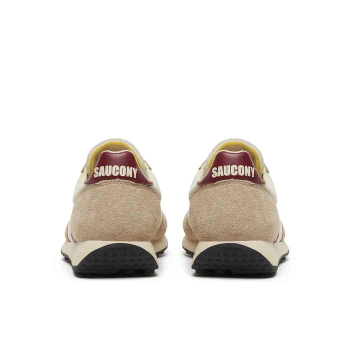 MenWomen Trainer 80 Original Beige Burgundy Lifestyle Saucony