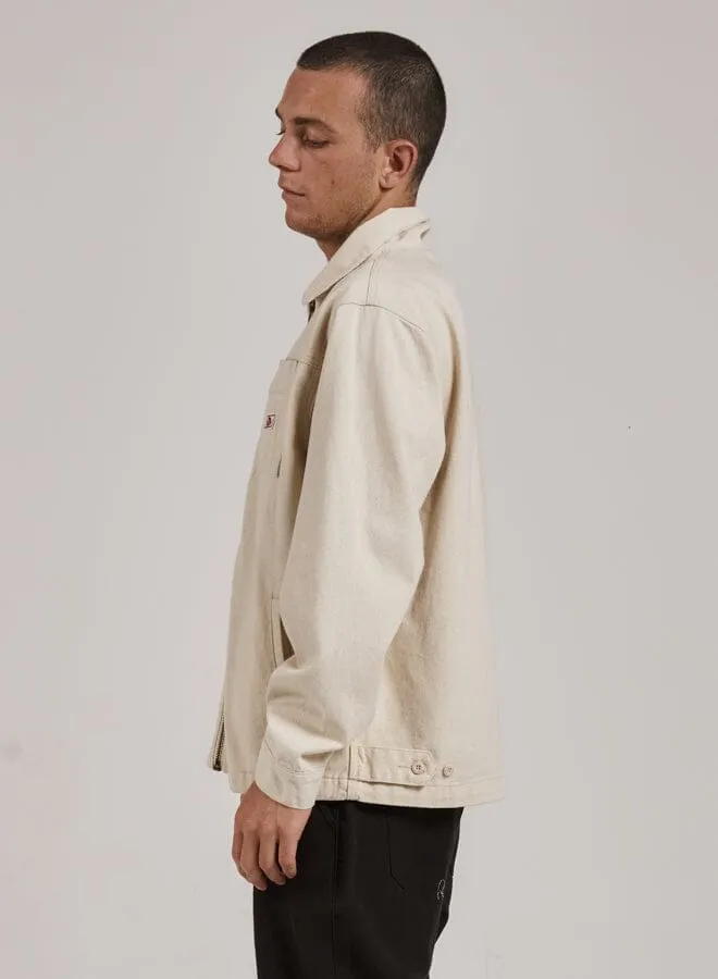Mens Beholder Jacket Unbleached Thrills Jackets