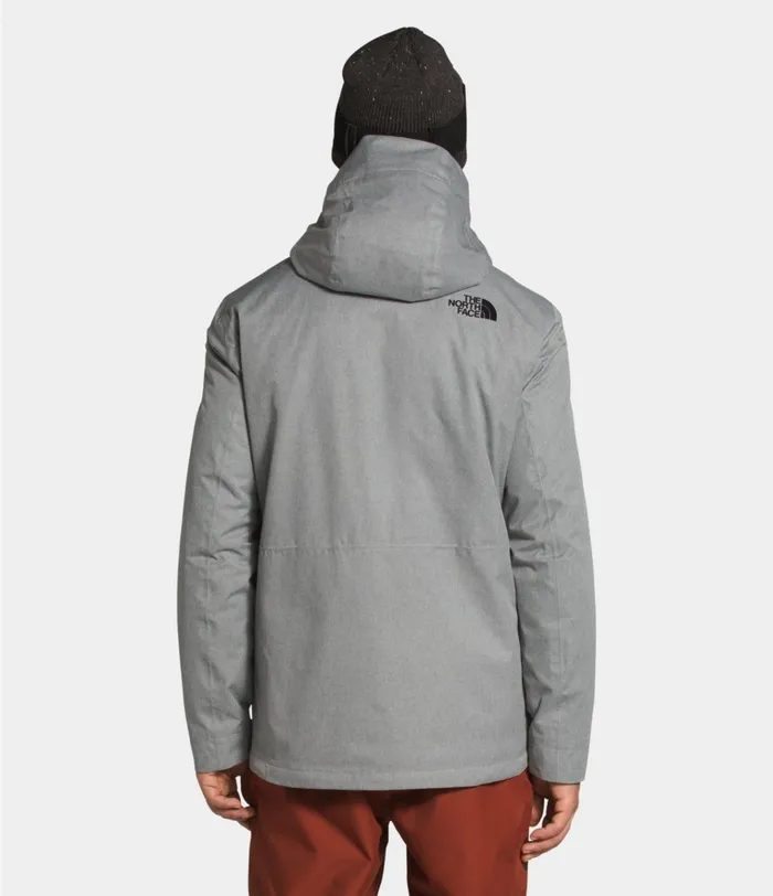 Mens Clement Triclimate Jacket Tnf Medium Grey Heather The North Face Snow