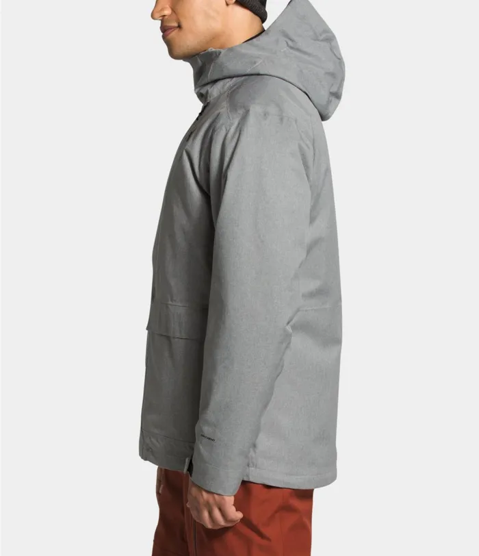 Mens Clement Triclimate Jacket Tnf Medium Grey Heather The North Face Snow