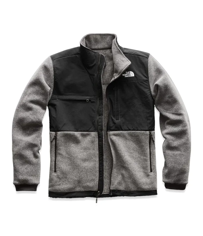 Mens Denali 2 Jacket Charcoal Grey Heathertnfblk The North Face Fleece