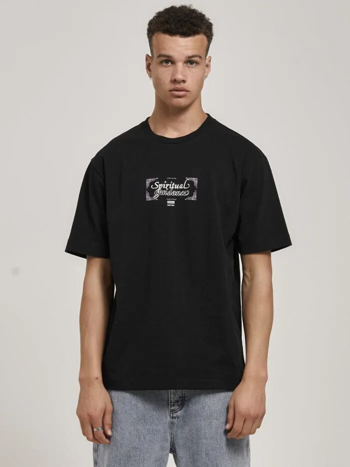 Mens Future Guidance Oversize Fit Tee Black Thrills Tees and Tank Tops