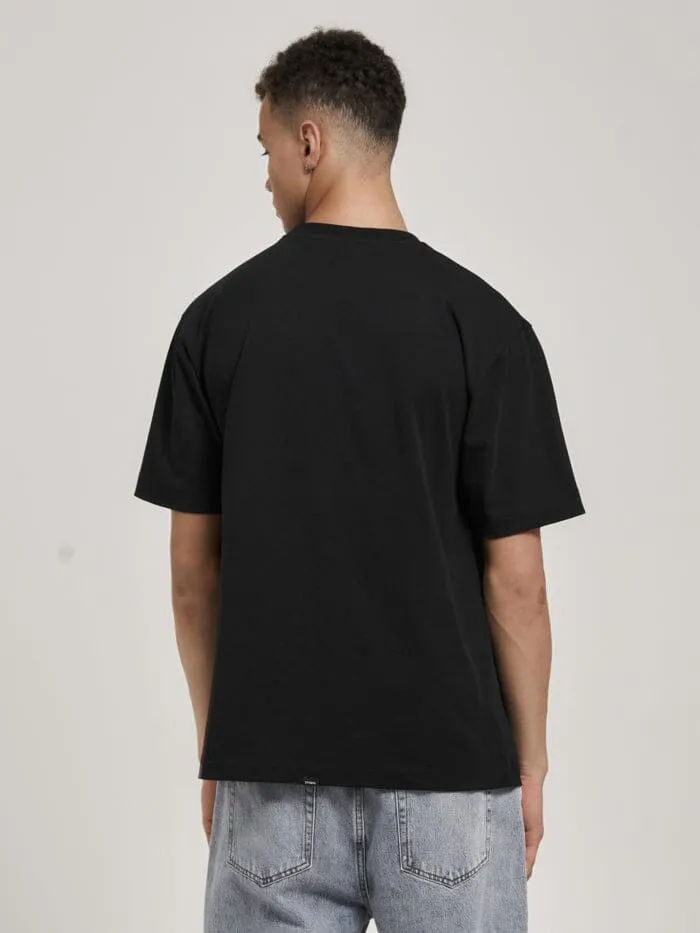 Mens Future Guidance Oversize Fit Tee Black Thrills Tees and Tank Tops
