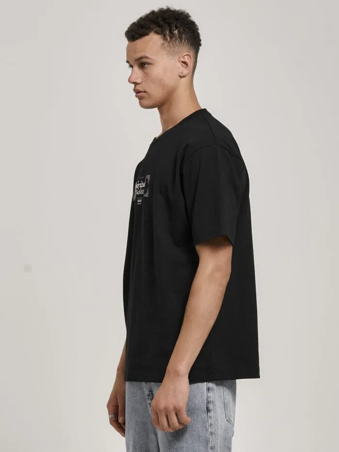 Mens Future Guidance Oversize Fit Tee Black Thrills Tees and Tank Tops