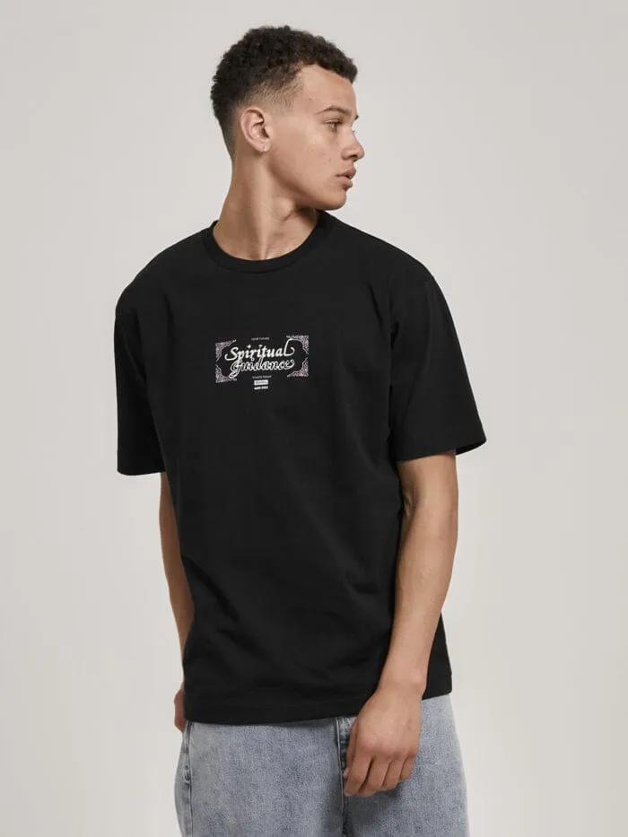 Mens Future Guidance Oversize Fit Tee Black Thrills Tees and Tank Tops