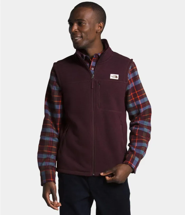 Mens Gordon Lyons Vest Root Brown Heather The North Face Vests