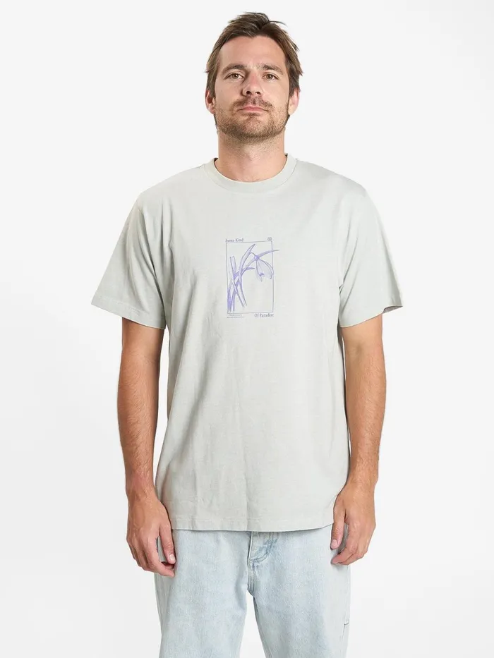 Mens Guided By Voices Merch Fit Tee Sage Grey Thrills Tees and Tank Tops