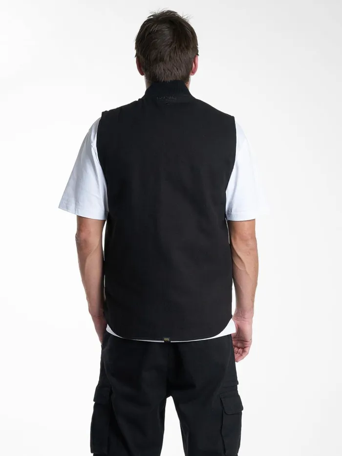 Mens Hard Yakka X Carpenter Vest Black Thrills Jackets