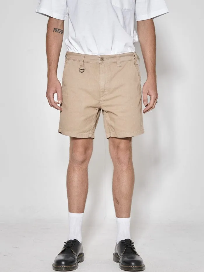 Mens Hard Yakka X Mandude Work Short Yakka Tan Thrills Denim Shorts