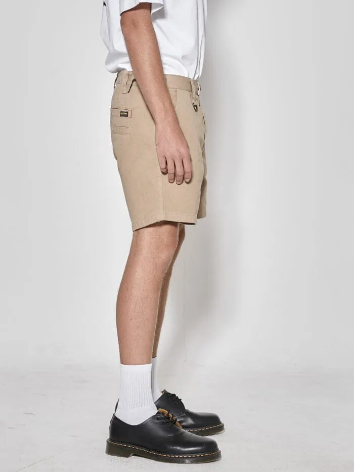 Mens Hard Yakka X Mandude Work Short Yakka Tan Thrills Denim Shorts