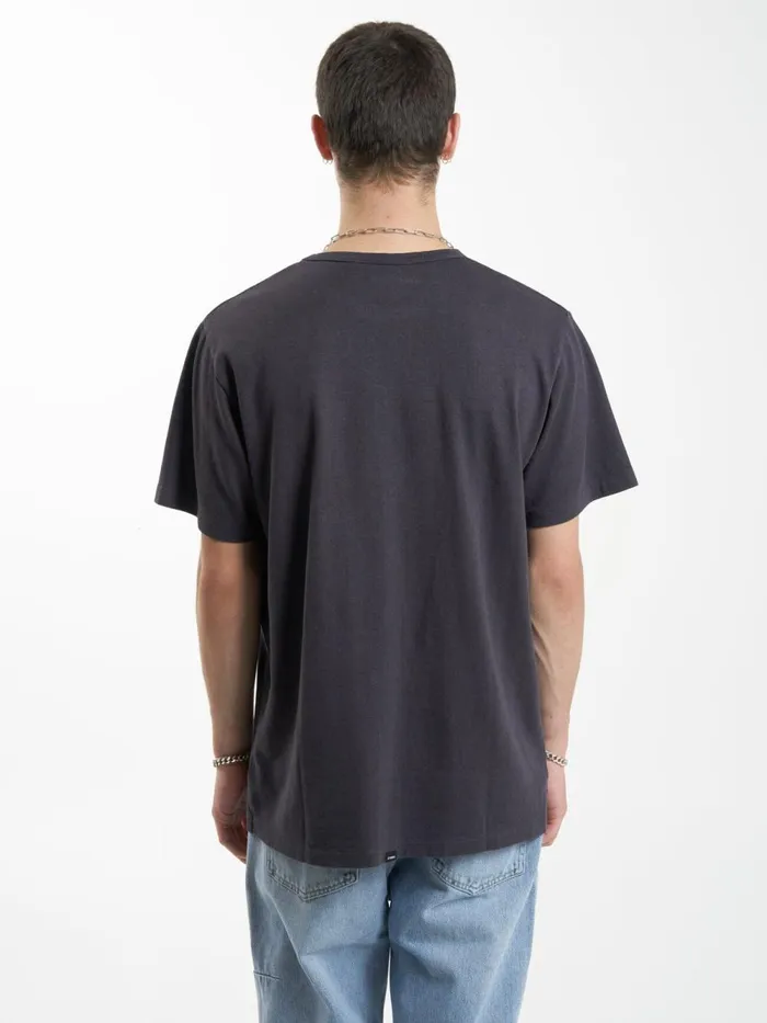 Mens Hemp Embro Merch Fit Tee Slate Thrills Tees and Tank Tops