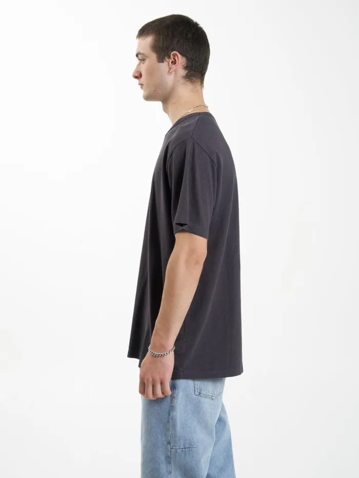 Mens Hemp Embro Merch Fit Tee Slate Thrills Tees and Tank Tops