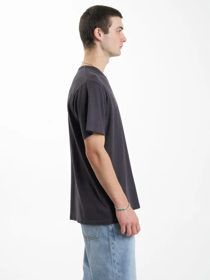 Mens Hemp Embro Merch Fit Tee Slate Thrills Tees and Tank Tops
