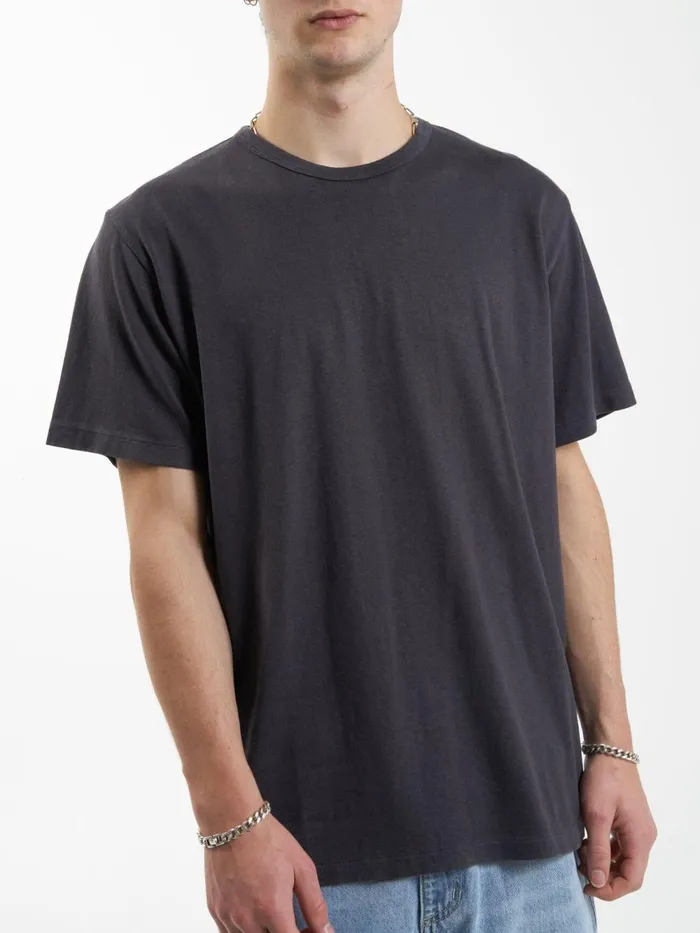 Mens Hemp Embro Merch Fit Tee Slate Thrills Tees and Tank Tops