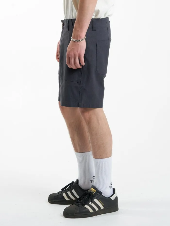 Mens Hemp Utility Short Black Thrills Shorts