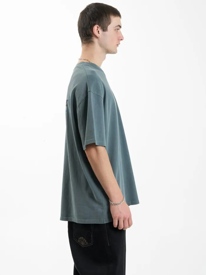 Mens In Order Box Fit Oversize Tee Stormy Sea Thrills Tees and Tank Tops