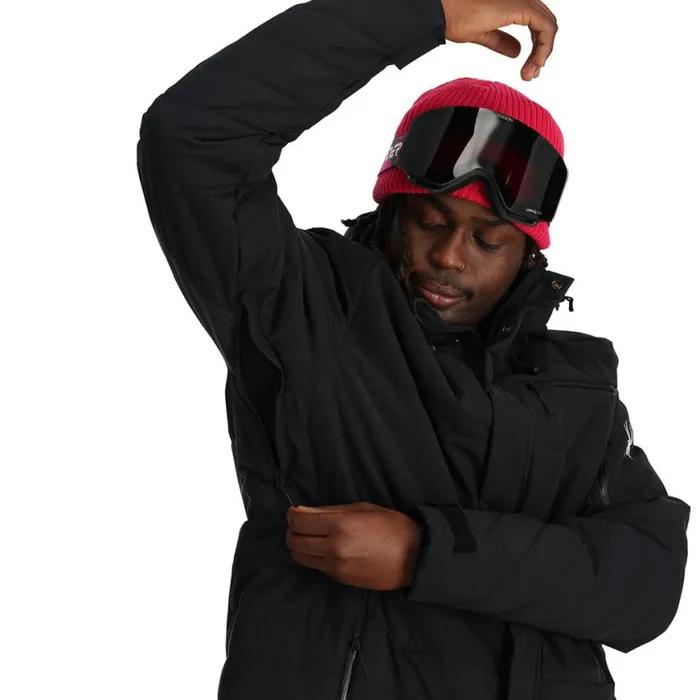 Mens Jackson Black Spyder Insulated