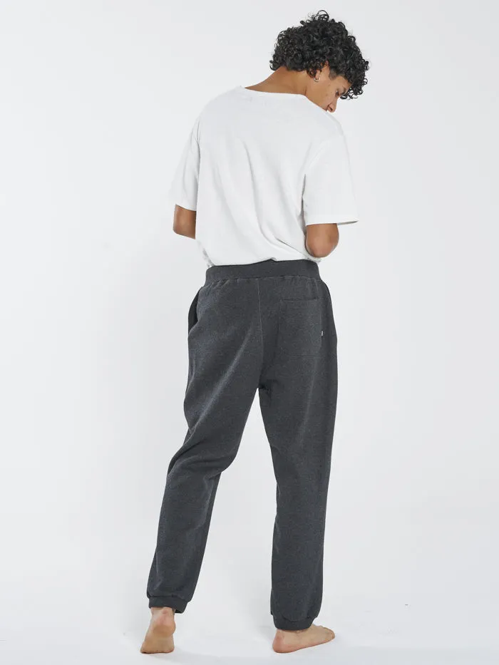 Mens Limitless Fleece Pant Black Heather Thrills Pants
